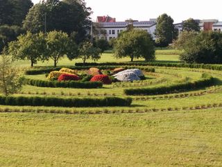 Vides elementa - topiārija uzstādīšana, zāliena un apstādījumu ierīkošana 8