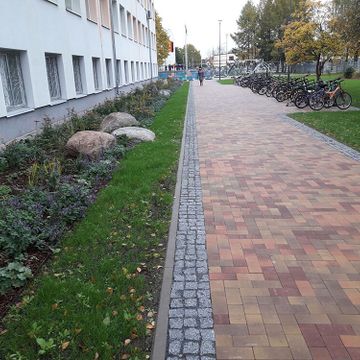 Apstādījumu ierīkošana, labiekārtojuma elementu uzstādīšana 5