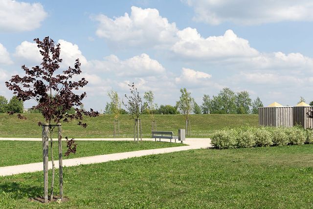 sporta laukumu izbūve, labiekārtojuma elementu uzstādīšana, rotaļu iekārtu un sporta inventāra piegāde un uzstādīšana, zāliena un apstādījumu ierīkošana 4