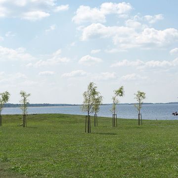 sporta laukumu izbūve, labiekārtojuma elementu uzstādīšana, rotaļu iekārtu un sporta inventāra piegāde un uzstādīšana, zāliena un apstādījumu ierīkošana 6