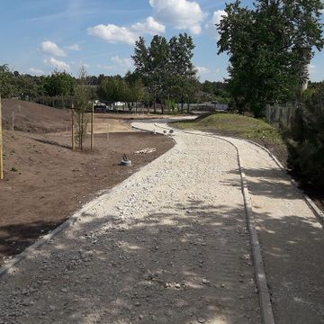 Apzaļumošanas un labiekārtošanas darbi, ceļu izbūve 12