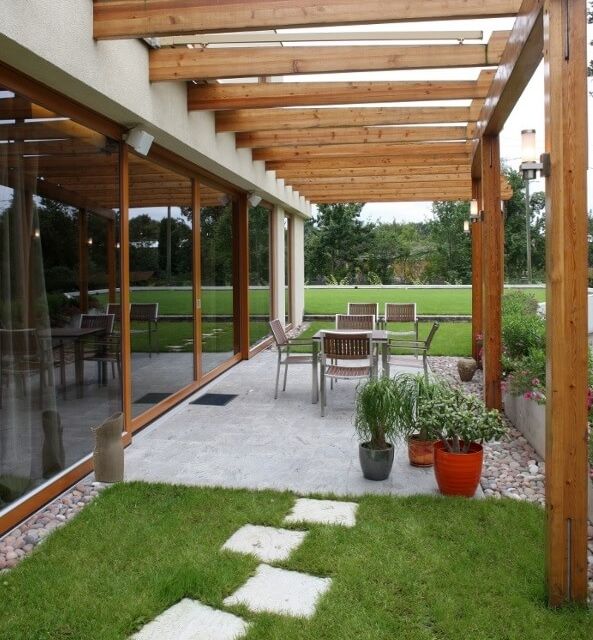 Jumta dārzu ierīkošana, jumta dārzu izveide, ekstensīvie jumta dārzi, intensīvie jumta dārzi Alejas projekti 6