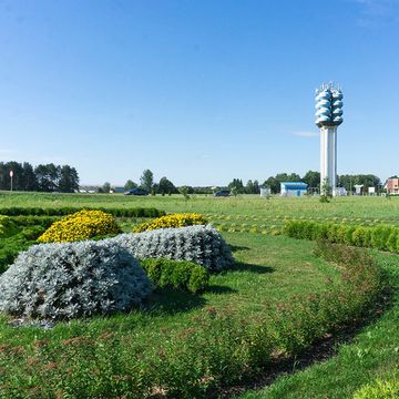 Vides elementa - topiārija uzstādīšana, zāliena un apstādījumu ierīkošana 2